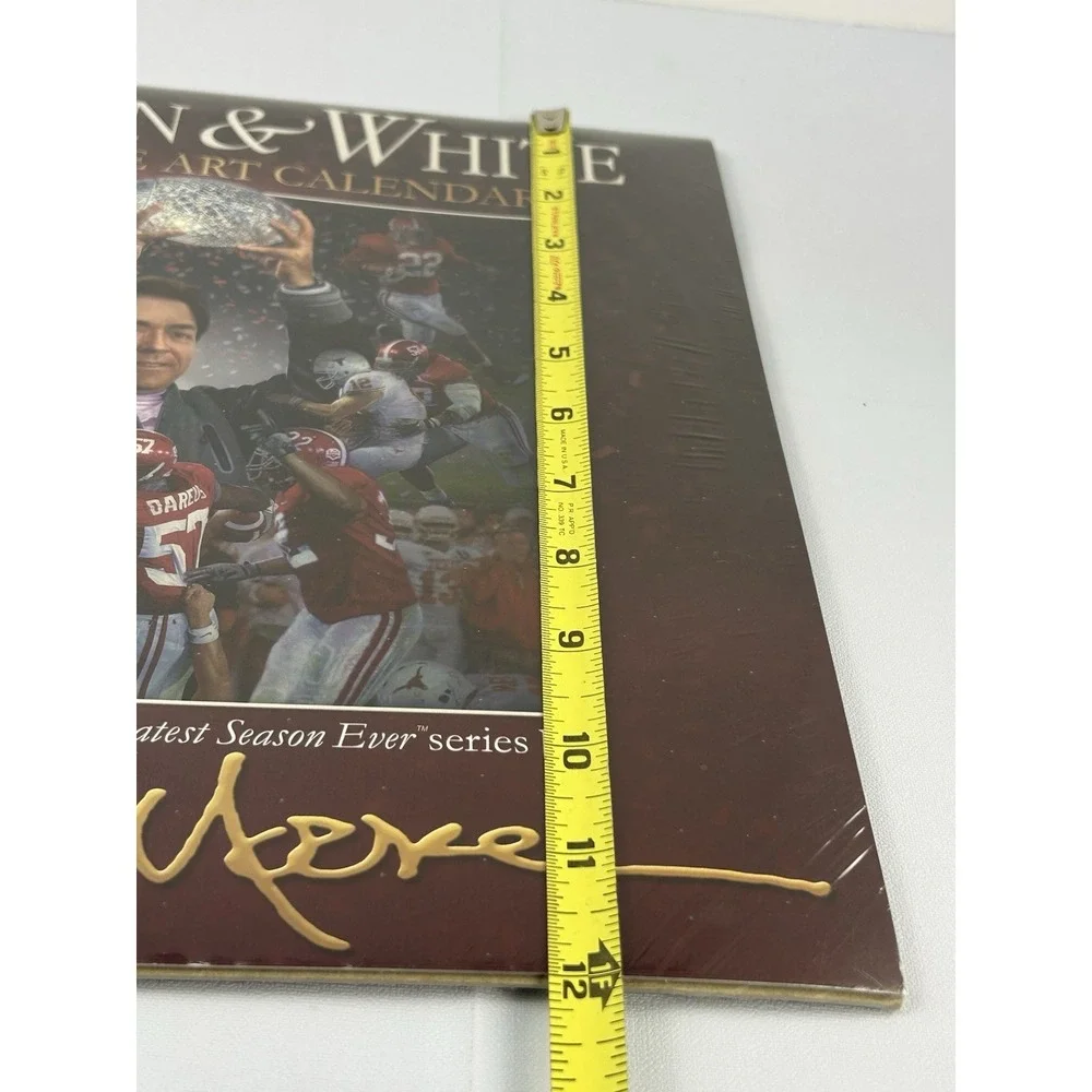 2011 Alabama Crimson & White Calendar Daniel Moore Art Football NEW Sealed
